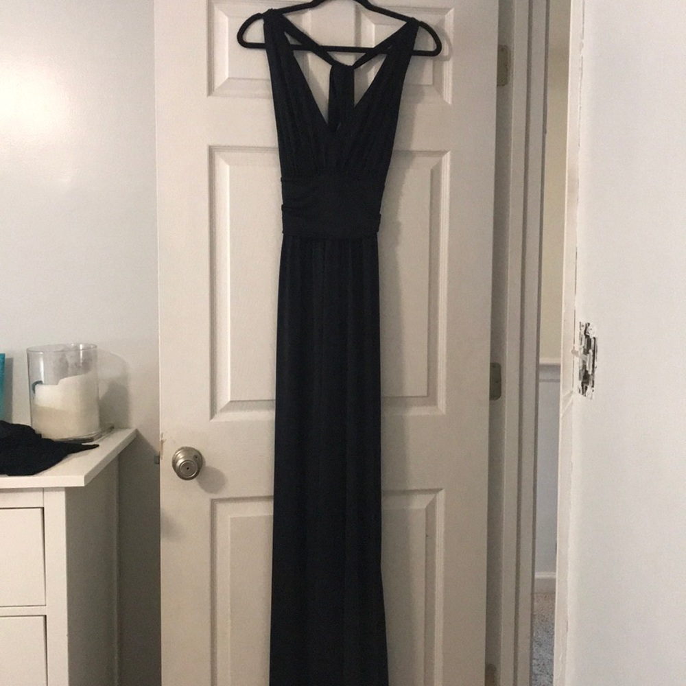 Black Express Silky Maxie Dress